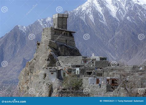 Landscape Photography Of Altit Fort In Spring Season Stock Image
