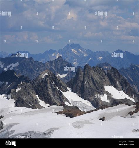 Rugged Mountains In The Swiss Alps View From Mount Titlis Popular