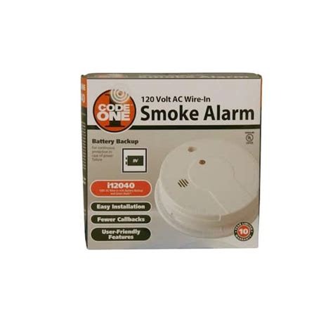 Home Security Equipment Kidde Code One Portable Smoke Detector