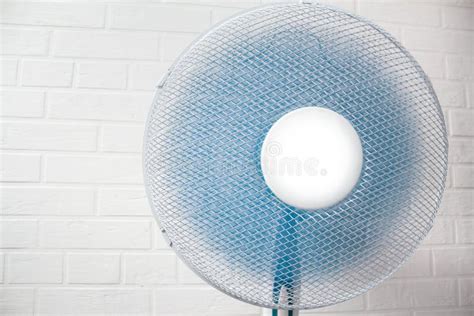 Electric Cooler Fan Blowing Fresh Air Stock Image Image Of Blowing