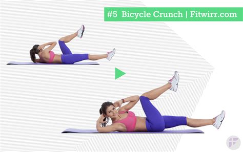 Bicycle Crunch Lower Abs Bicycle