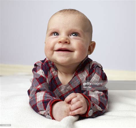 Baby Smiling High Res Stock Photo Getty Images