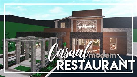 Welcome To Bloxburg Casual Modern Restaurant Youtube
