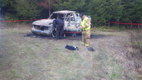 Burned Body Found In Car