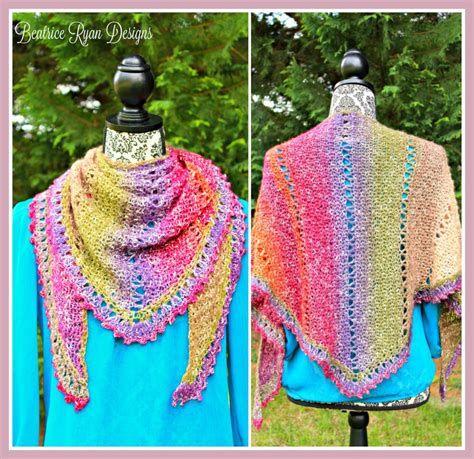 Amazing Grace Simple Spring Wrap Free Crochet Pattern