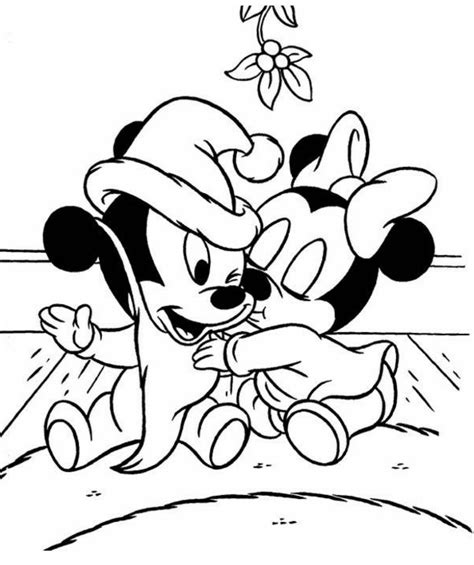 Kleurplaten Mickey Mouse Kerst Brekelmansadviesgroep