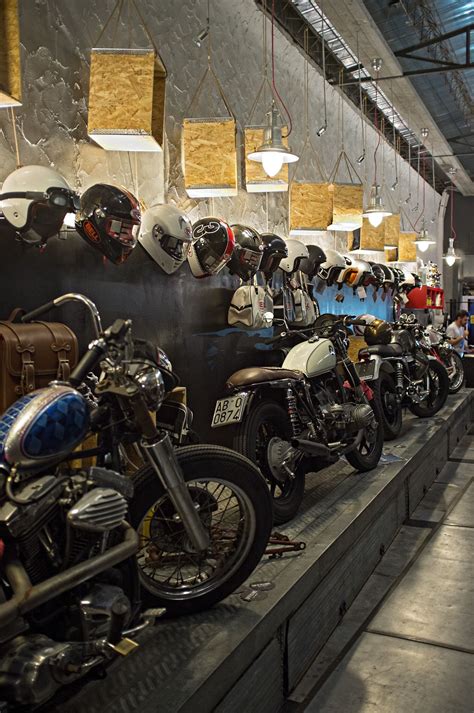 Merchant success manager and entrepreneur samantha renée shares steps to customizing your shop, adding a product, and making your first sale. Socialsketch: Photo | Motorcycle shop, Motorcycle showroom ...