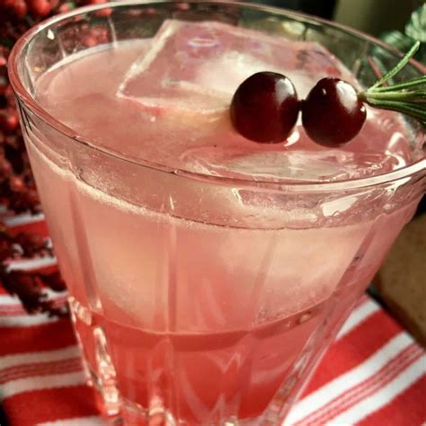 Cranberry Margaritas Recipe With Rosemary Garnish