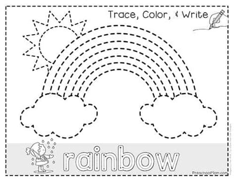 Preschool Tracing Worksheets Preschool Mom