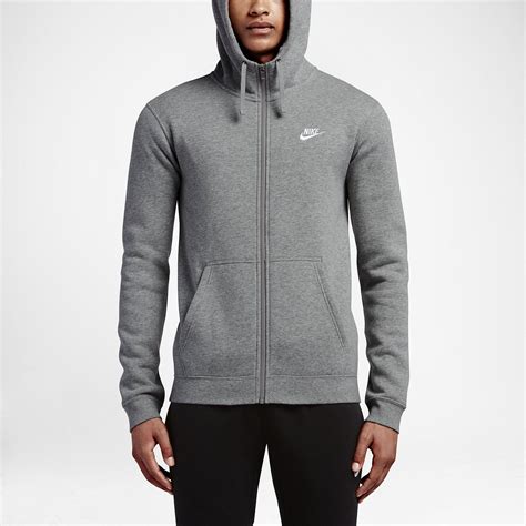 The hoodie is the perfect weight and is extremely comfortable. Nike Mens Sportswear Full-Zip Hoodie - Dark Grey Heather ...