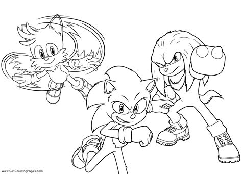 Sonic 2 Sonic E Tails Sonic And Knuckles Coloring Page Desenhos