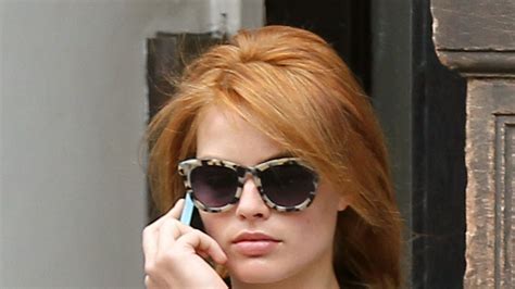 Margot Robbie Dyed Her Hair Red Glamour