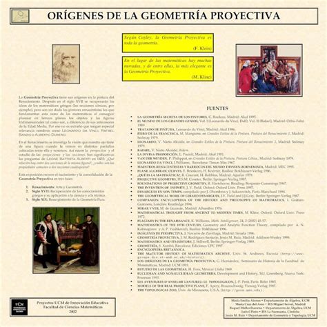 PDF ORÍGENES DE LA GEOMETRÍA PROYECTIVAgaogoa free fr images