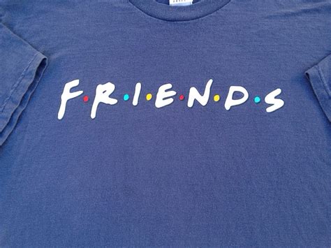 Friends Tv Series Vintage Mens T Shirt Etsy Vintage Mens T Shirts