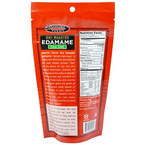 In addition to the nutrients listed above, the edamame nutrition facts also boast a small amount of. roasted edamame nutrition facts