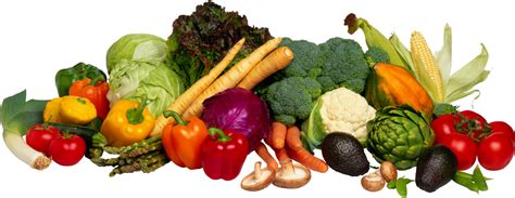 Collection Of Raw Vegetables Png Pluspng