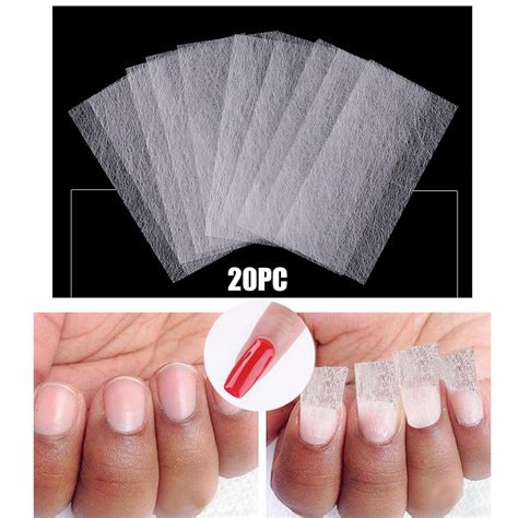 Nail Art Non Woven Silk Fiberglass Gel Tips Extension Fiber Glass Form