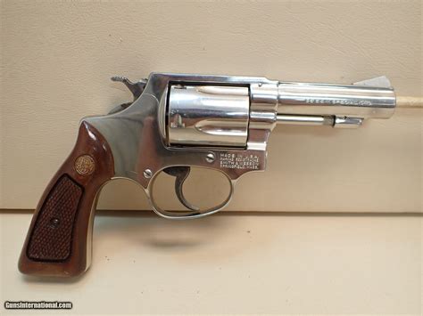 Smith And Wesson Model 36 1 38 Special 3 Barrel Nickel J Frame Revolver