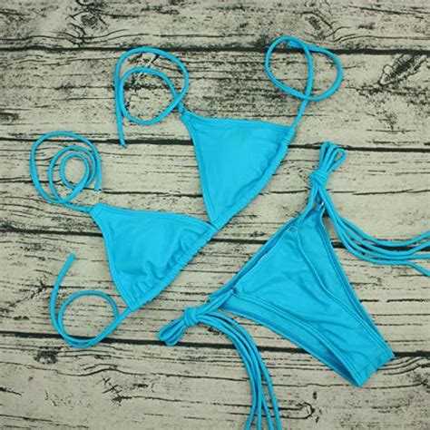 2019 Solid Bikini Brazillian Swimsuit Women Bikini S Maillot De Bain Femme Thong Bottom Swimwear