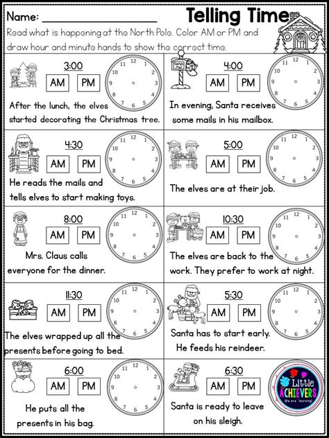 Christmas Worksheets Math and Literacy First Grade | Literacy