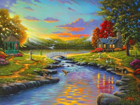 Sweet harmony - lights, lovely, sunlight, harmony, nature ... .videos, landscape painting, landscape drawing, scenery drawing, painting tutorial, acrylic painting, oil pastel drawing, drawing tips, water color kids, art lesson and painting lesson.