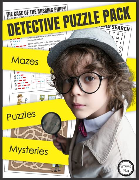 Detective Puzzle Pack Growing Play