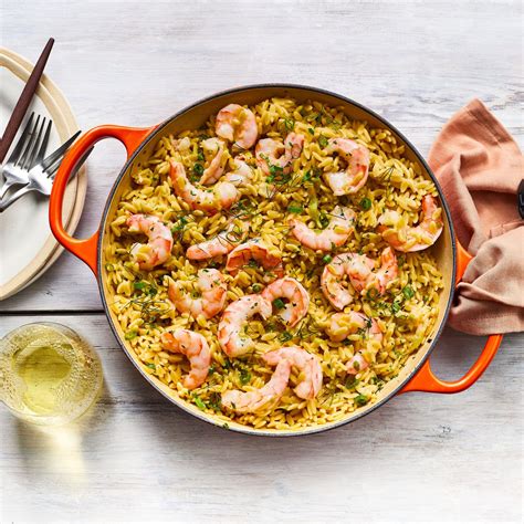 Add shrimp and next 3 ingredients. Skillet Shrimp Destin with Orzo Recipe | Recipe in 2020 ...