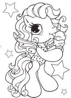 Unicorn Ice Cream Coloring Pages / Ice Cream Sundae Drawing at