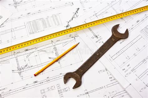 Engineer Tools Stock Photo Image Of Industrial Diagram 28881164