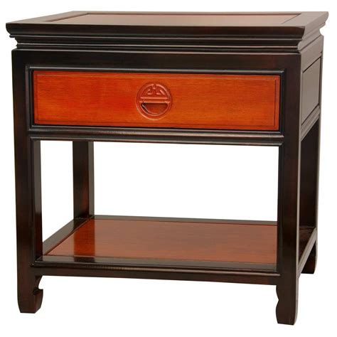 Oriental Furniture Rosewood Bedside Table Hsz 1 S