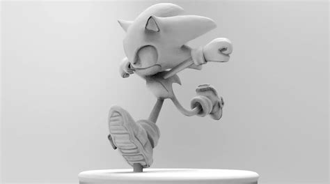 Sonic The Hedgehog 3d Printable Figure Model 3d Model 3d Printable