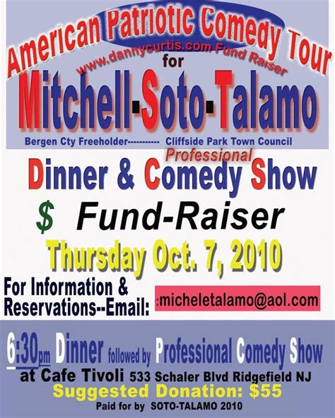 An Advertisement For The Mitchell Sotto Talanoo Dinner And Comedy Show