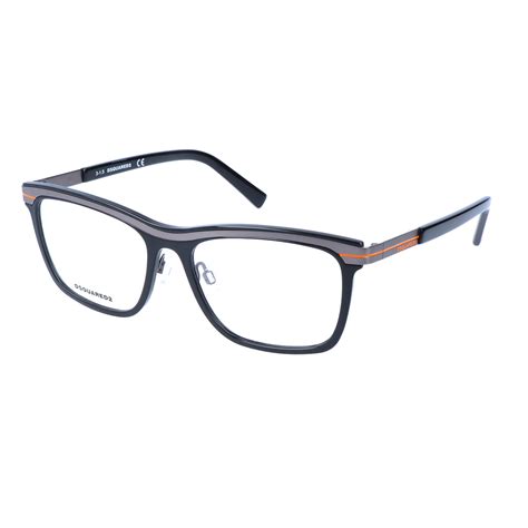 Mens Dq5176 Frames Shiny Black Stylish Optical Frames Touch Of