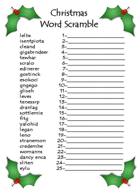 The twelve tribes of israel 5. Word Scrambles Worksheets | Activity Shelter