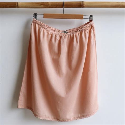 Cotton Half Slip Skirt Nude 16 Fits Hips Up To 120cm