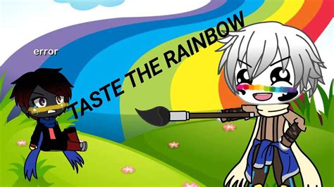 Making undertale characters in gacha club! Taste the rainbow meme ink sans gacha life - YouTube