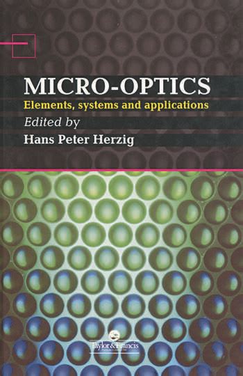 Micro Optics Elements Systems And Applications Crc Press Book