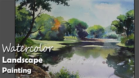 Watercolor Landscape Painting Full Video How To Paint