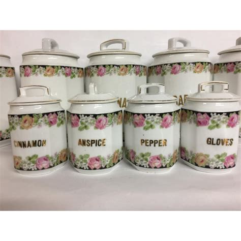 We did not find results for: Antique European Ceramic Kitchen Canisters - Set of 9 ...