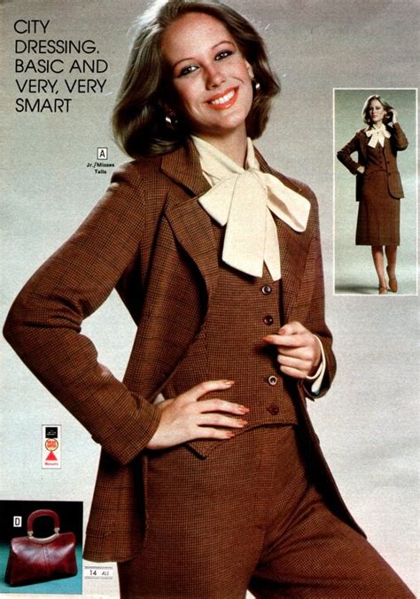Vintage Fashion Sassy Stylish Womens Suits From The 70s Click