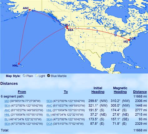 Dc Alaska Hawaii Mileage Run The Military Frequent Flyer The