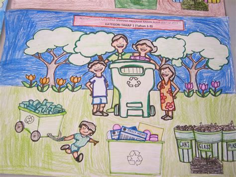 Pesan contoh poster iklan layanan masyarakat diatas adalah agar buah hati anak kita mengikuti imunisasi mr. Lukisan Poster Sayangi Alam Sekitar | Cikimm.com