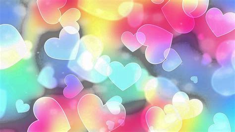Heart Love Colorful Romantic Valentine Day Valentine 1080p