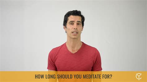 Is there a consensus for optimal meditation length. How Long Should You Meditate For? - YouTube