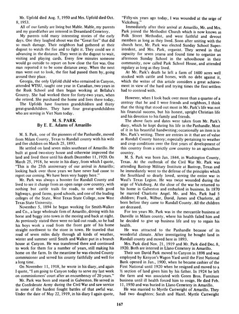 The Randall County Story from 1541 to 1910 - Page 167 - The Portal to