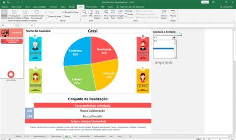 Planilha Teste De Perfil Disc Planilhas Excel Excelcoaching