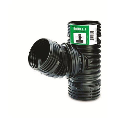 Shop Flex Drain 4 In Flexible Corrugated Ty Pipe Fitting At