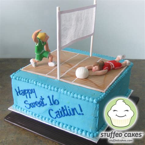 Buy today & save, plus get free shipping offers on all party decor. Stuffed Cakes: Volleyball Cake