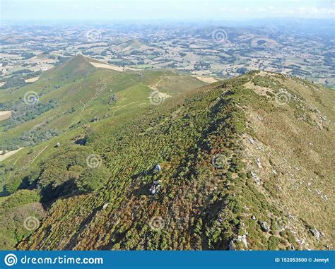 French Pyrenees From Mount Baigura Stock Photo Image Of Country Tree