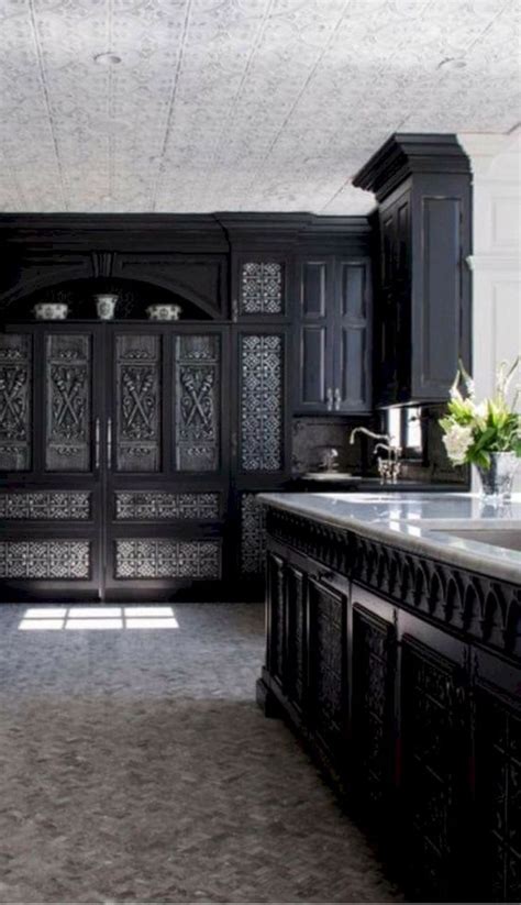 52 Amazing Luxury Black Kitchen Design Ideas Page 23 Of 57 Gothic